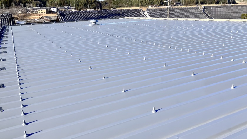 伊賀市 倉庫屋根塗装工事